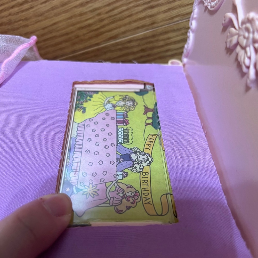 Vintage Barbie Canopy Bed Pink Purple Furniture Replacement Parts Lot Incomplete - Picture 5 of 13